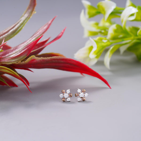 The Anemone Diamond Gold Earrings
