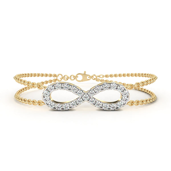 Sawyer infinity  Lab Grown Diamond Bracelet