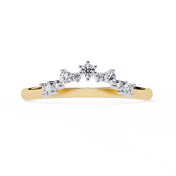 Lucy Round cut Lab Grown Eternity Band