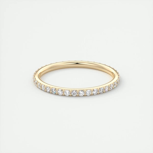 Emma Round cut Lab Grown Eternity Band