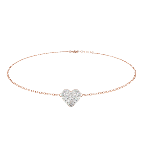 Love of Heart bracelet Lab Grown Diamond