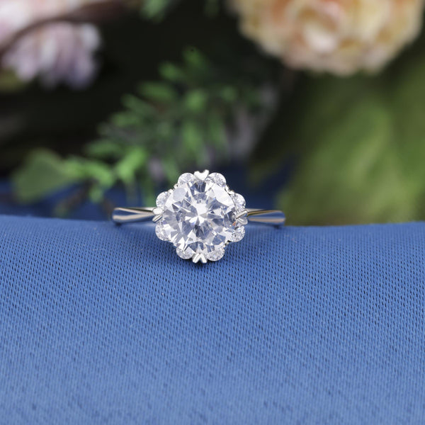 The Flower Silver Ring