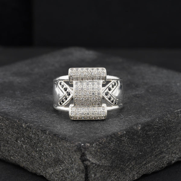 The Diamond Silver Ring