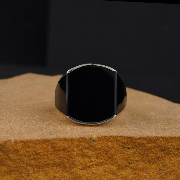 The Black Pearl Diamond Silver Ring
