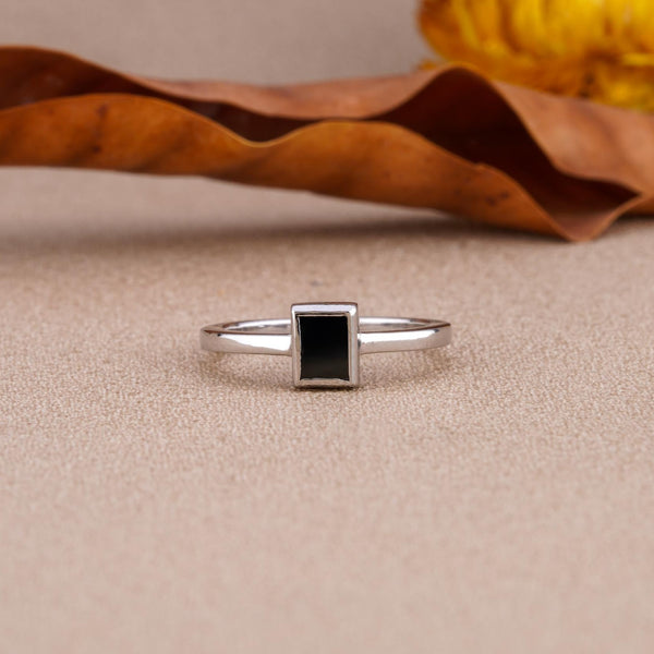 The Black Pearl Silver Ring
