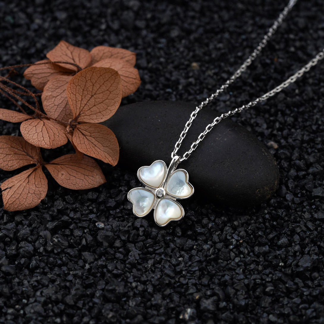 simple silver necklace set